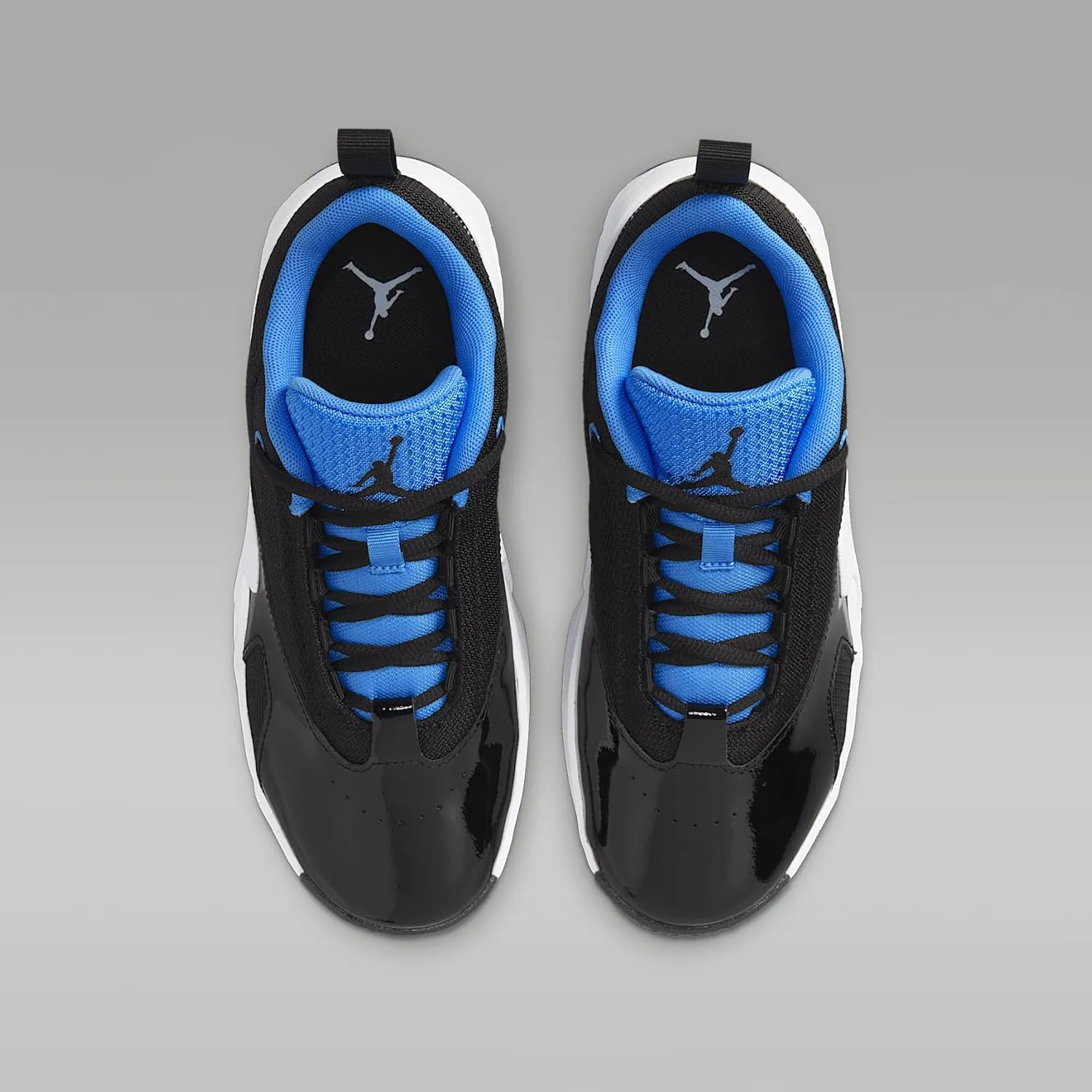 Jordan Max Aura 6 Big Kids' Shoes (FQ8297-004, Black/University Blue/White/Black)