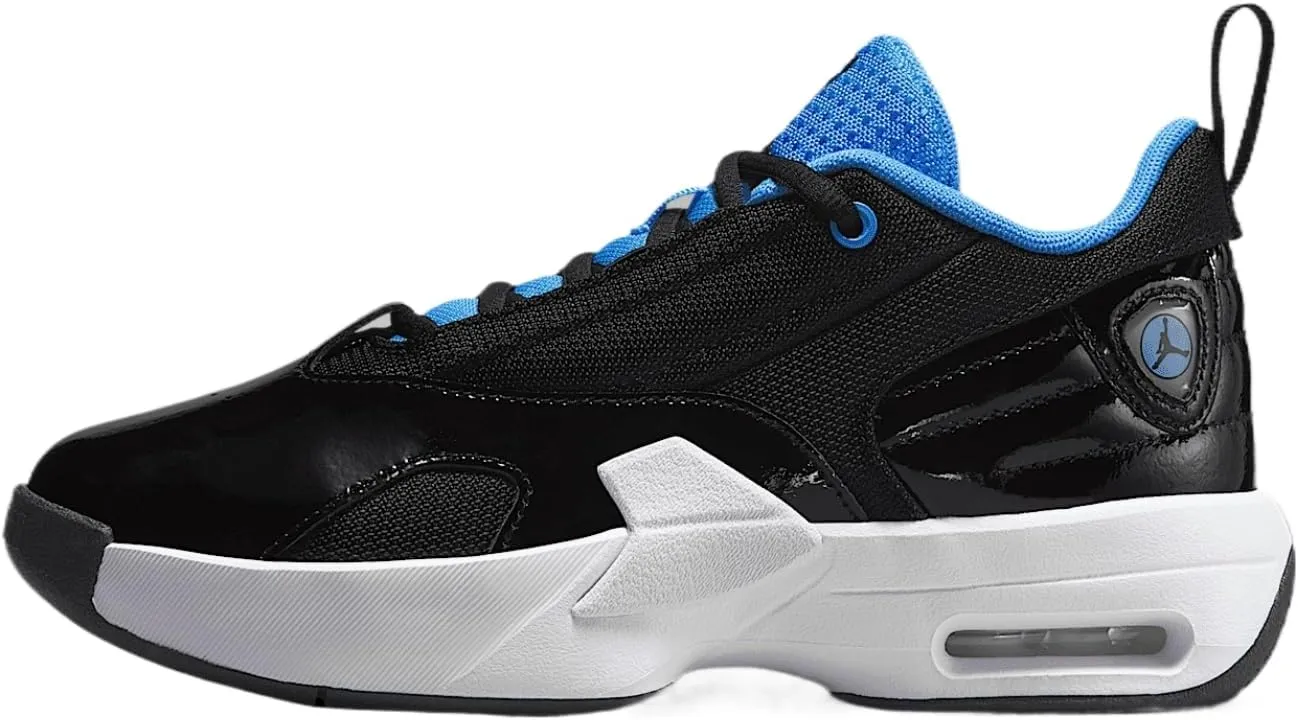 Jordan Max Aura 6 Big Kids' Shoes (FQ8297-004, Black/University Blue/White/Black)