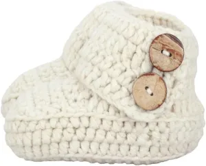 Knit Crochet Baby Booties Newborn Socks Handmade Shoes Deep
