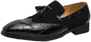 Loafers Men Casual Shoe Dress Shoes Formal Business Men Fashion Office Formal Oxfords with Tassel Slip On Pointed Toe
