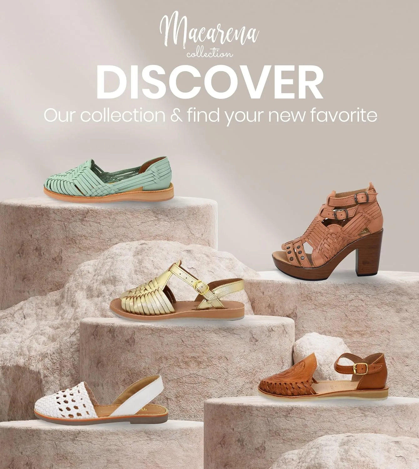 Macarena Collection Womens Shoes Leather Sandals Ankle for Women | Huarache Handmade Mexican Sandals Women | Comfortable & Stylish Womens Sandals 911
