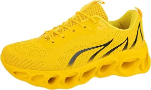 Mens Air-Cushion Sneakers Fashion Summer and Autumn Soft Sole Lightweight Mesh Breathable Comfortable Sport Shoes for Men Outdoor Running Walking Shoe