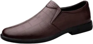 Mens Classic Formal Oxford Patent Leather Tuxedo Wedding Business Dress Shoes Pointed Toe Non Slip Stylish Comfortable Elegant Slip On Non Slip Formal