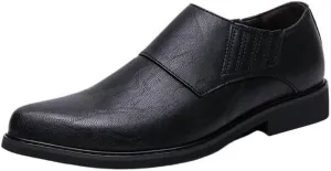 Mens Classic Formal Oxford Shoes Patent Leather Tuxedo Wedding Business Dress Shoes Pointed Toe Slip On Non Slip Elegant Comfortable Stylish Formal Party