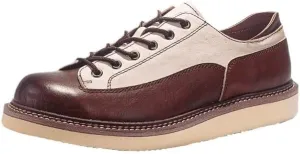 Men's Classic Lace-up Formal Oxfords Comfortable Cowhide Soles Walking Shoes for Formal Business Office Church
