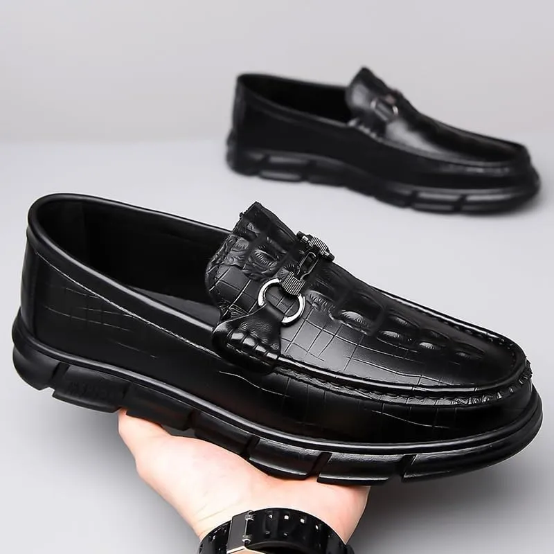 Men's Double Monk Strap Fashion Luxury Slip on Formal Business Shoes Comfort Hand Stitched Formal Derby Shoes