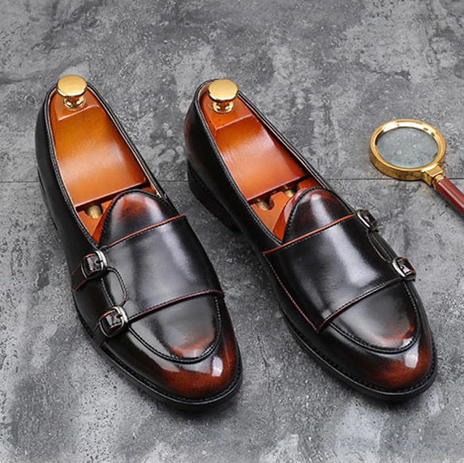 Men's Dress Shoes for Men Formal Oxford Tuxedo Dress Shoes PU Leather Modern Formal Business Derby Shoes
