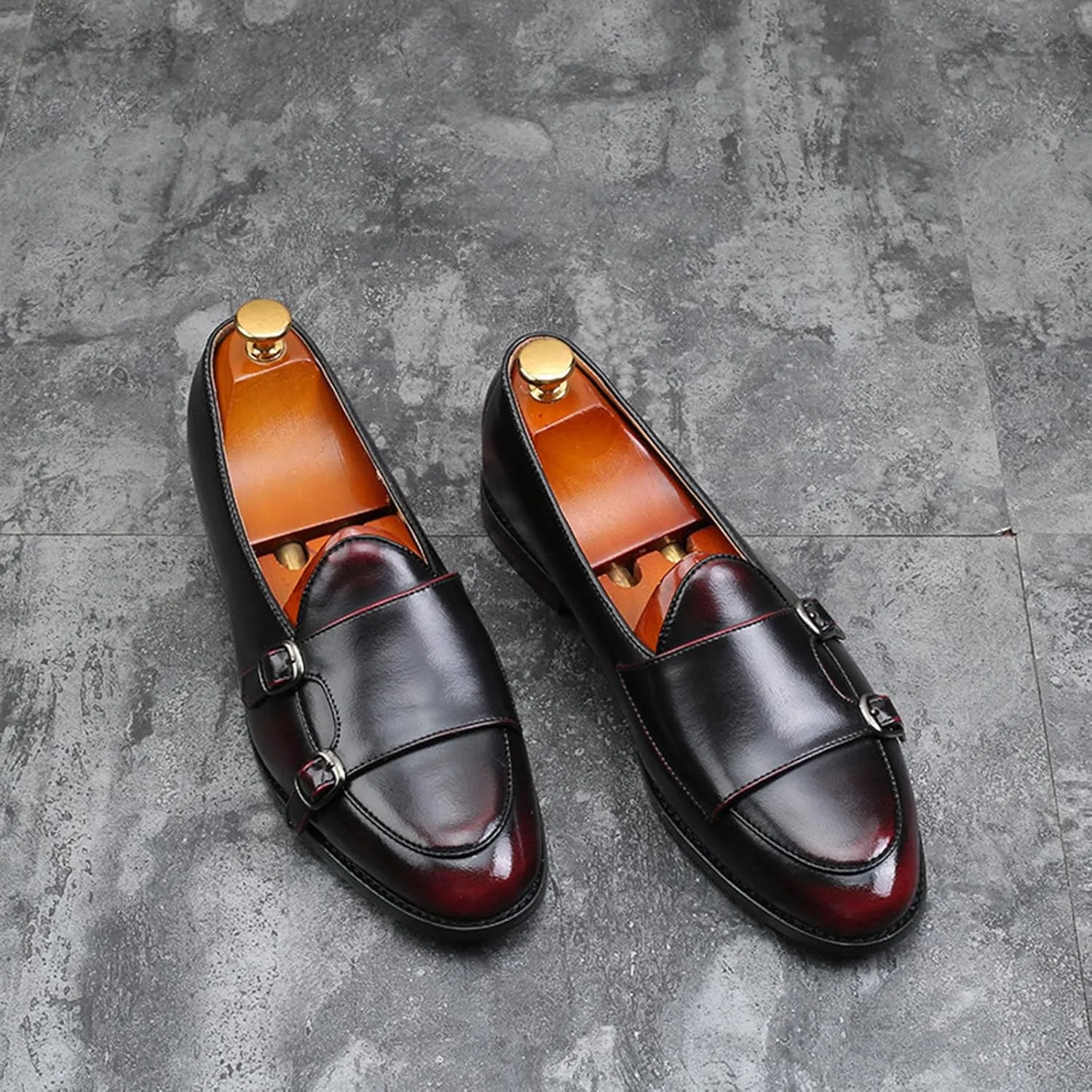 Men's Dress Shoes for Men Formal Oxford Tuxedo Dress Shoes PU Leather Modern Formal Business Derby Shoes