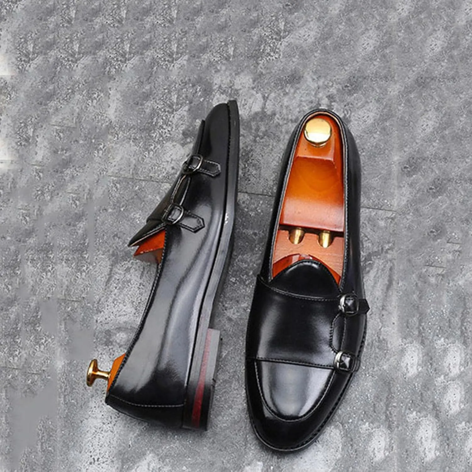 Men's Dress Shoes for Men Formal Oxford Tuxedo Dress Shoes PU Leather Modern Formal Business Derby Shoes