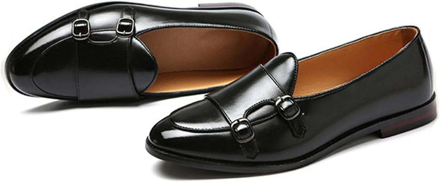 Men's Dress Shoes for Men Formal Oxford Tuxedo Dress Shoes PU Leather Modern Formal Business Derby Shoes