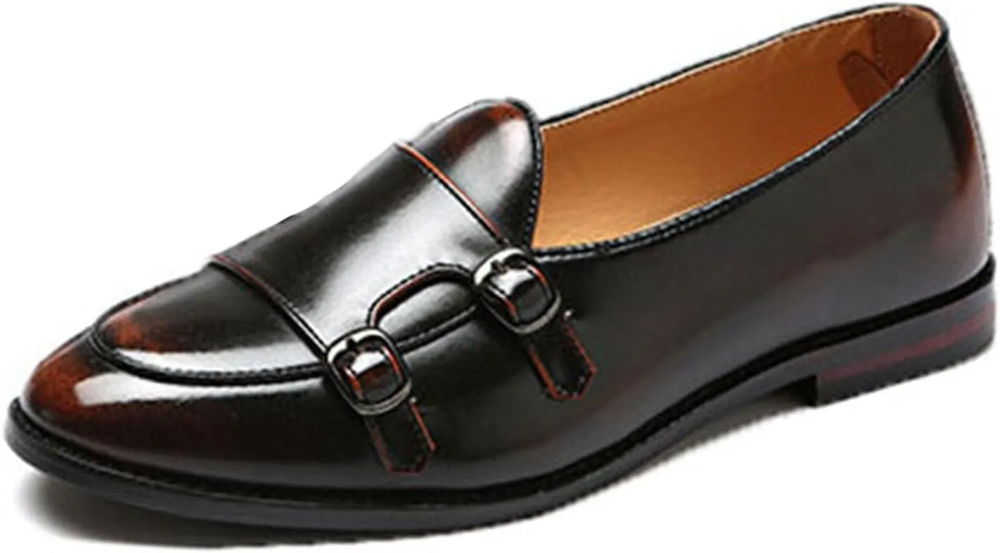 Men's Dress Shoes for Men Formal Oxford Tuxedo Dress Shoes PU Leather Modern Formal Business Derby Shoes