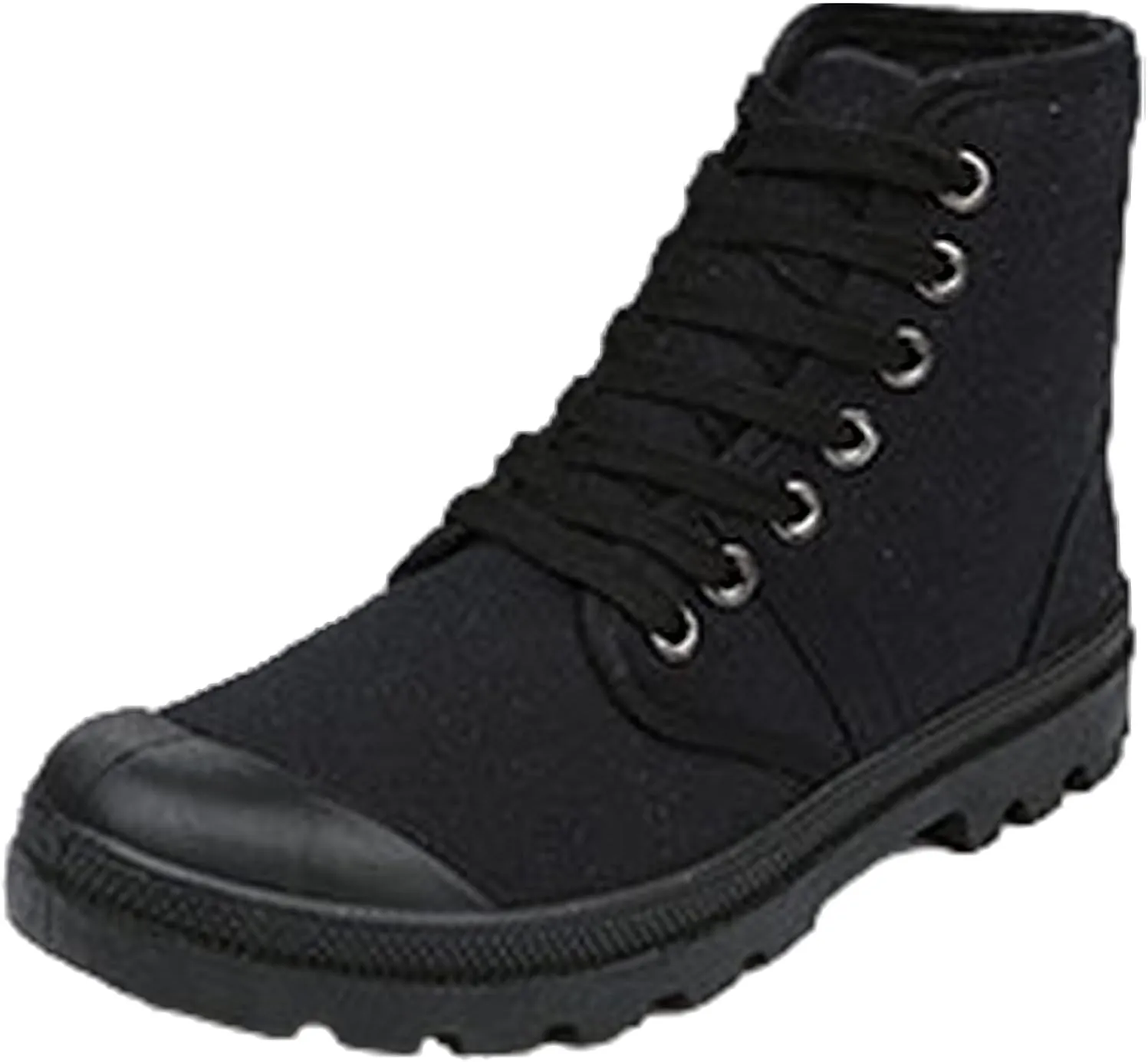 Men's Fashion Ankle High/Mid Calf Desert Boots Lace-Up Outdoor Canvas Shoes