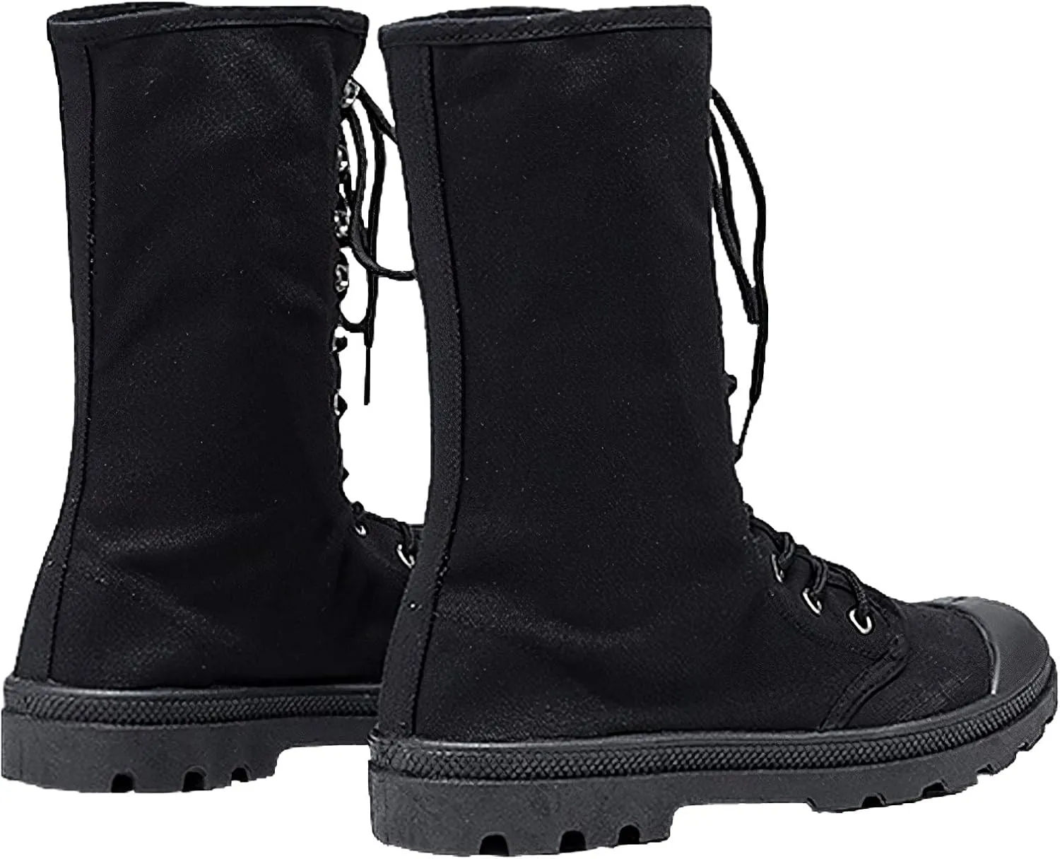 Men's Fashion Ankle High/Mid Calf Desert Boots Lace-Up Outdoor Canvas Shoes