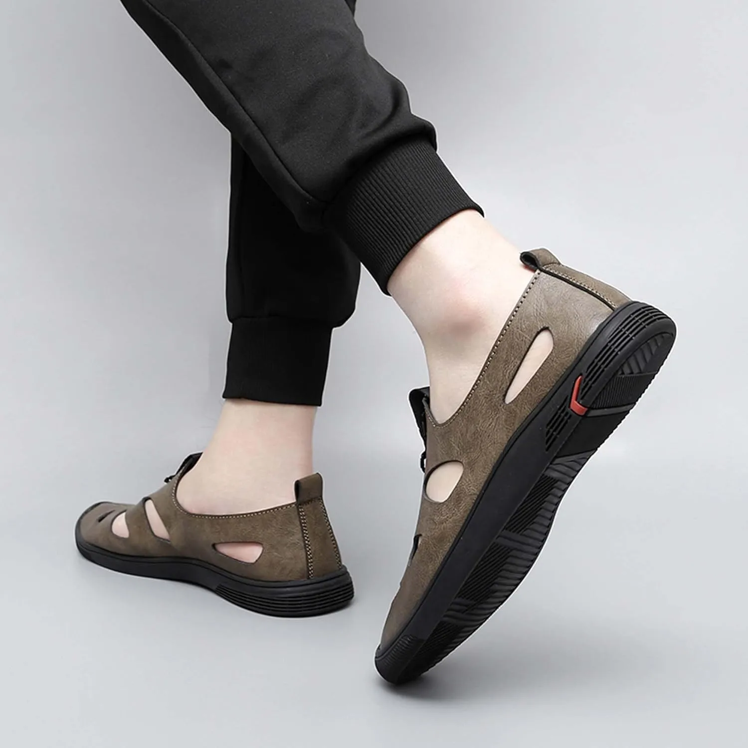 Men's Formal Shoes Oxford Casual Retro Classic Comfortable Formal Derby Men's Business Formal Shoes, Closed Toe Shallow Mouth Wide Casual Shoes Comfortable Driving Walking Shoes，Wading Shoes