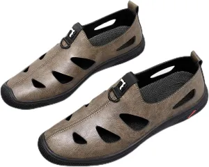 Men's Formal Shoes Oxford Casual Retro Classic Comfortable Formal Derby Men's Business Formal Shoes, Closed Toe Shallow Mouth Wide Casual Shoes Comfortable Driving Walking Shoes，Wading Shoes