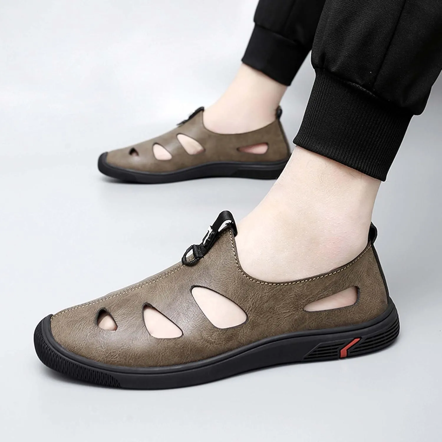 Men's Formal Shoes Oxford Casual Retro Classic Comfortable Formal Derby Men's Business Formal Shoes, Closed Toe Shallow Mouth Wide Casual Shoes Comfortable Driving Walking Shoes，Wading Shoes