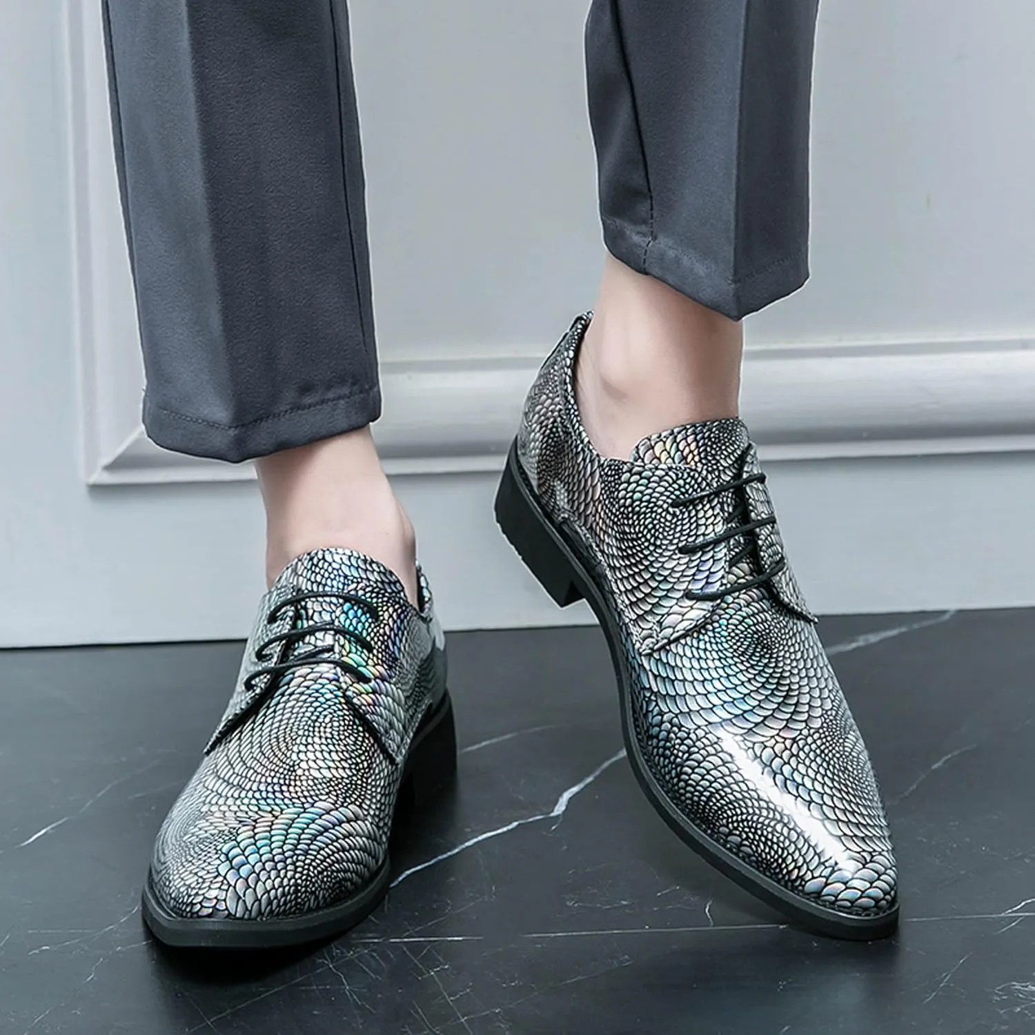 Men's Formal Shoes Oxford Casual Retro Classic Comfortable Formal Dress Derby Business Formal Dress Shoes
