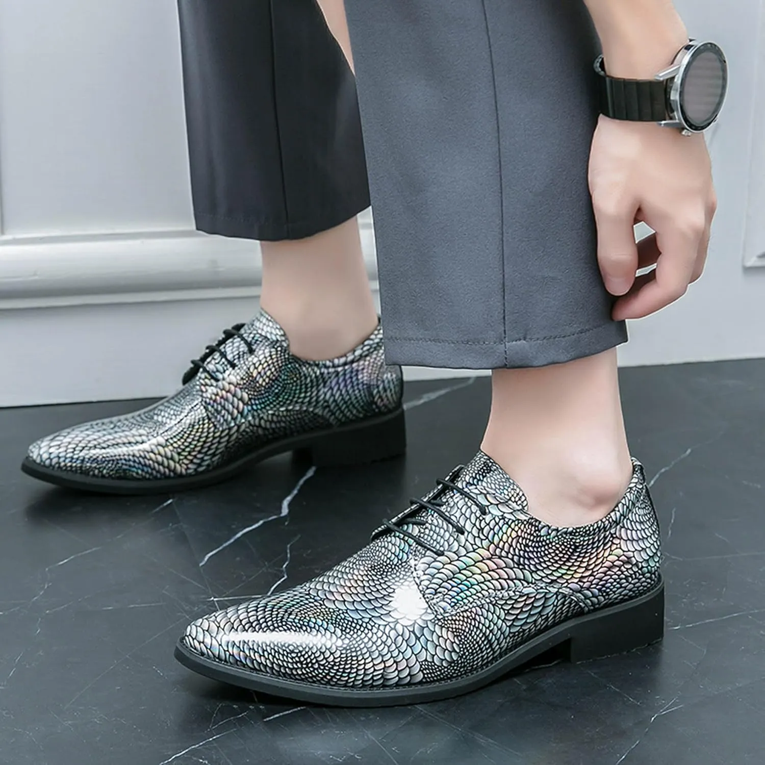 Men's Formal Shoes Oxford Casual Retro Classic Comfortable Formal Dress Derby Business Formal Dress Shoes