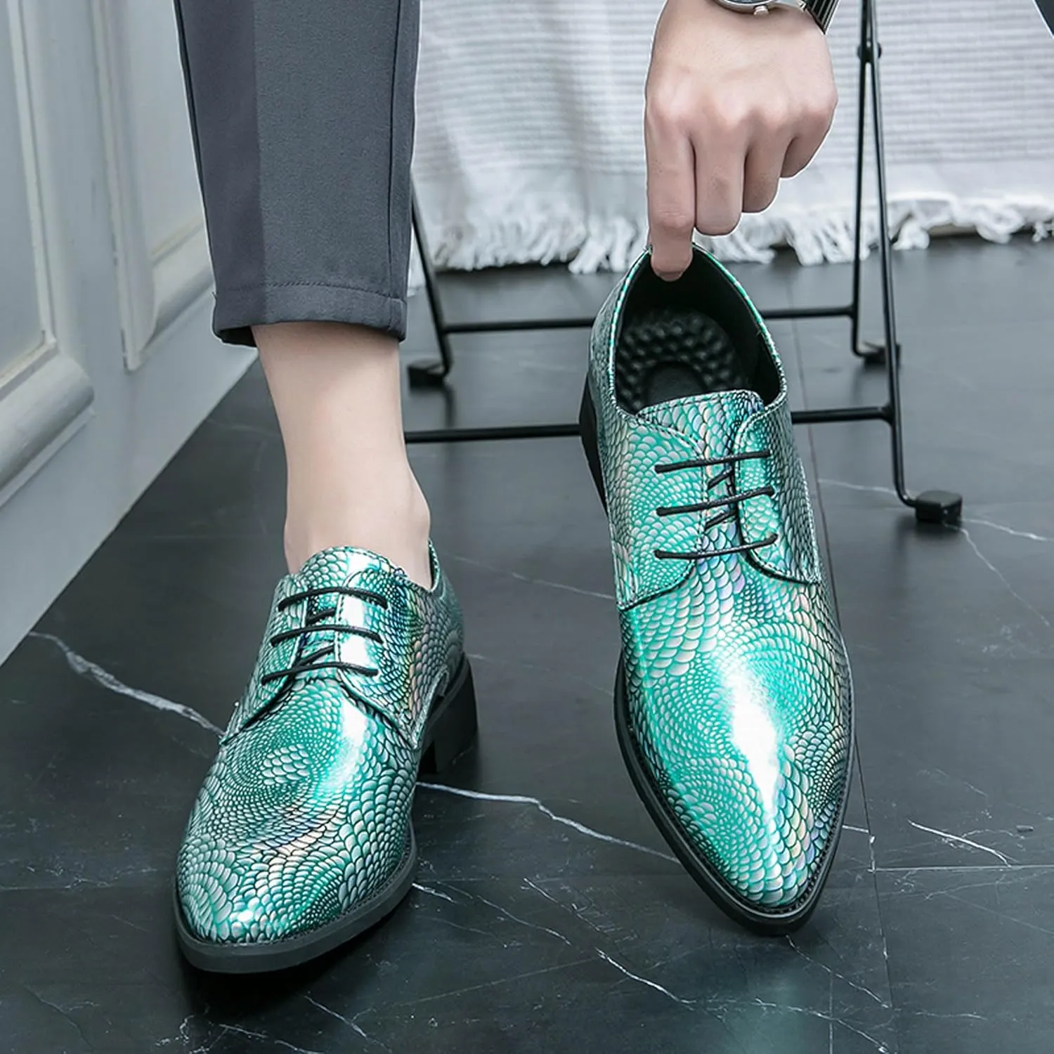Men's Formal Shoes Oxford Casual Retro Classic Comfortable Formal Dress Derby Business Formal Dress Shoes