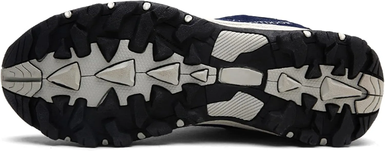 Mens Hiking Shoes Outdoor Walking Travel Sneakers Anti-Slip Low Top Soft Bottom Trail Running Trainers