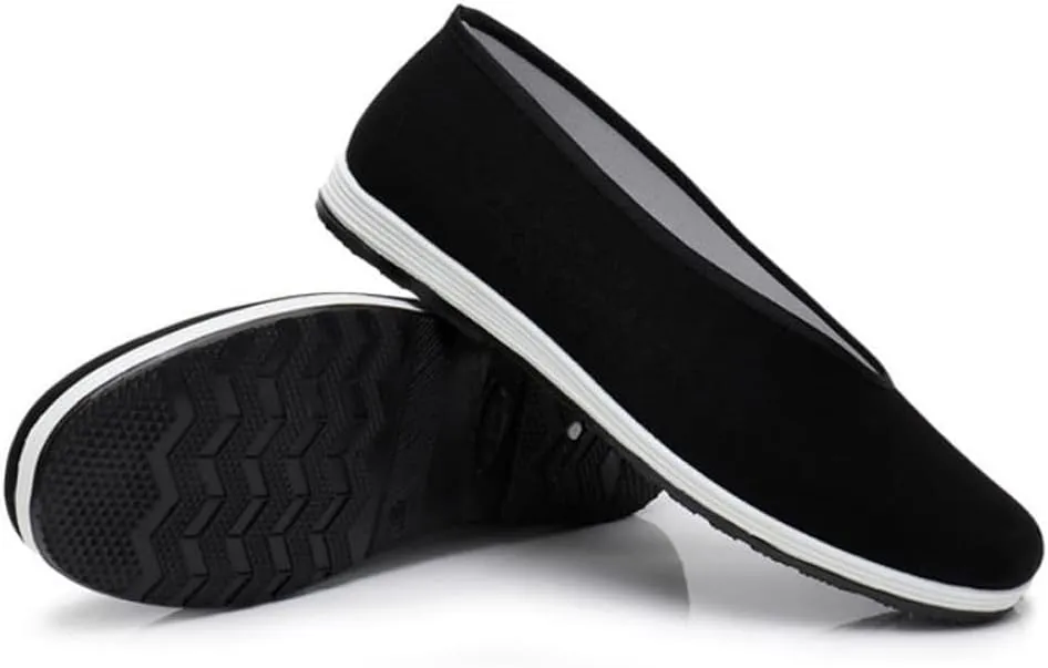 Men's Martial Art Canvas Shoes - Super Light Chinese Kung Fu Tai Chi Cloth Shoe Old Peking Shoes Wing Chun Martial Art Sneakers