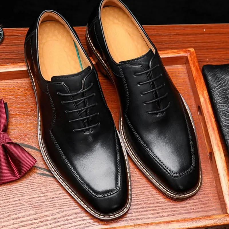 Men's Plus Size Wingtip Classic Lace-up Formal Oxfords