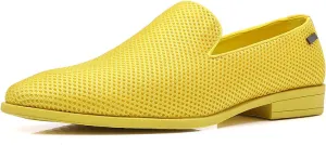 Mens Tuxedo Dress Loafers Slip On Formal Wedding Shoes