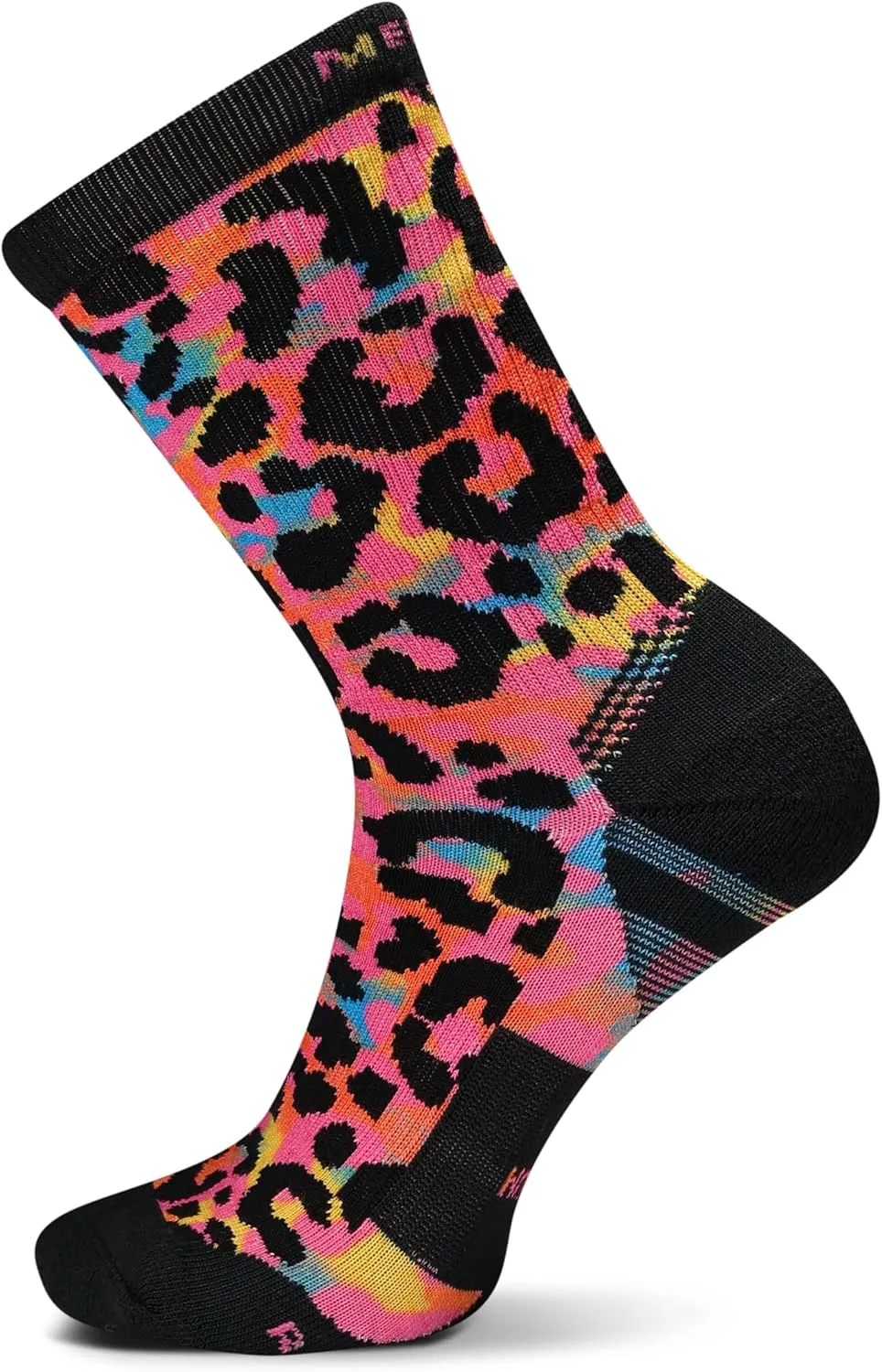 Merrell Men's and Women's Trail Running Cushioned Socks-1 Pair Pack-Unisex Anti-Slip Heel & Arch Compression