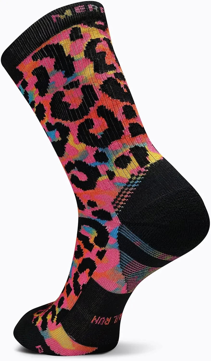 Merrell Men's and Women's Trail Running Cushioned Socks-1 Pair Pack-Unisex Anti-Slip Heel & Arch Compression