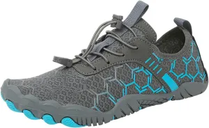 Mmoneyake Mens Womens Athletic Hiking Water Shoes Unisex Hike Barefoot Shoes Quick Drying Beach Aqua Shoes Travel Trekking Walking Climbing Sneakers Lightweight Outdoor Footwear