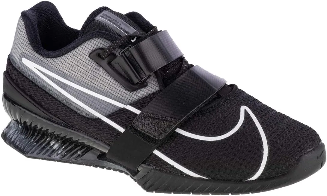 Nike ROMALEOS 4 Cross Trainer Shoes (CD3463-010, Black/White-Black)