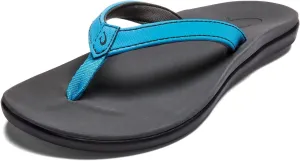 OLUKAI Ho'opio Girls' Beach Sandals, Quick-Dry Flip-Flop, Water Resistant & Cute Design, All-Day Comfort Fit