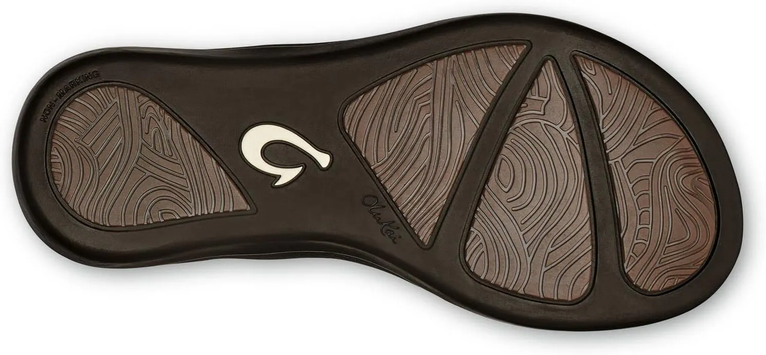 OLUKAI Ho'opio Girls' Beach Sandals, Quick-Dry Flip-Flop, Water Resistant & Cute Design, All-Day Comfort Fit