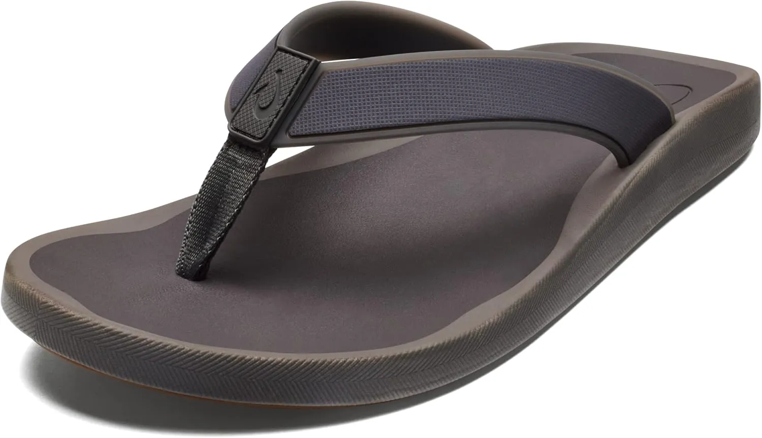 OLUKAI Koko'o Men's Beach Sandals, Quick-Dry Flip-Flop Slides, Water Resistant & Lightweight, Compression Molded Footbed & Ultra-Soft Comfort Fit