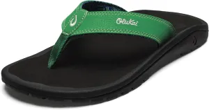 OLUKAI Ohana Men's Beach Sandals, Water Resistant Flip Flops, Arch Support & Comfort Fit, Lightweight & Durable, Enhanced Grip & Traction