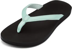 OLUKAI Puawe Women's Beach Sandal, Water-Friendly Flip-Flop Slides, All-Day Wear & Ultra-Soft Comfort Fit