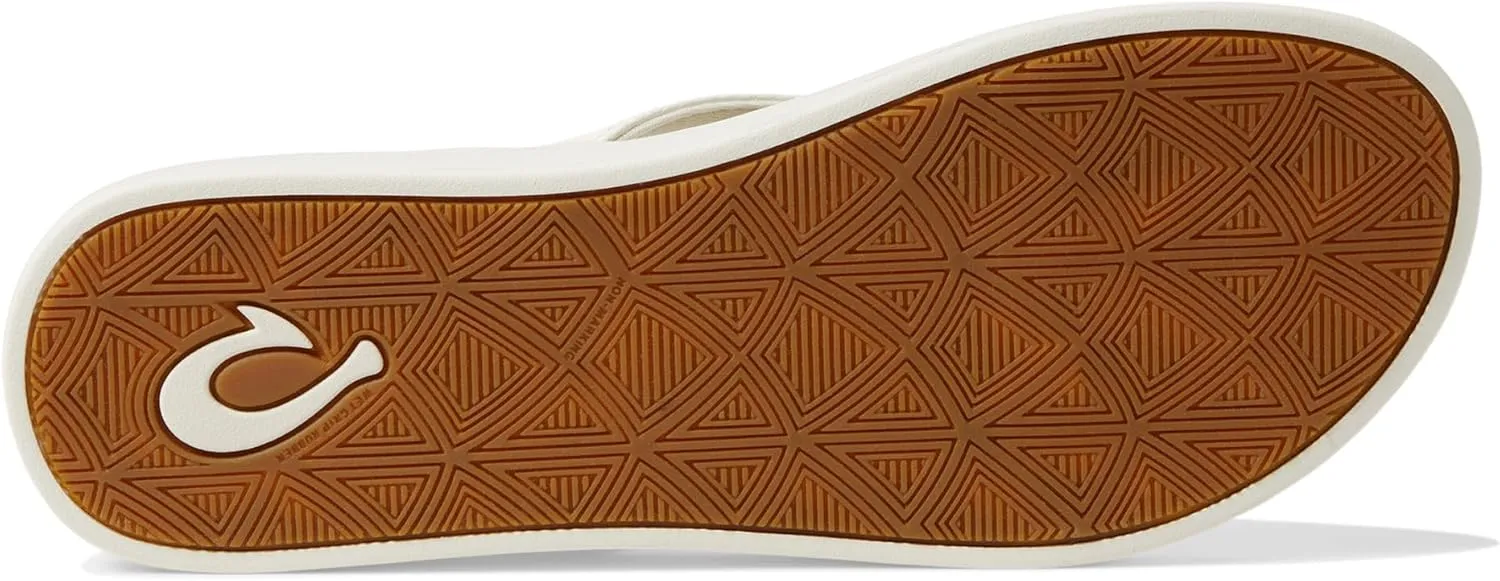 OLUKAI Puawe Women's Beach Sandal, Water-Friendly Flip-Flop Slides, All-Day Wear & Ultra-Soft Comfort Fit
