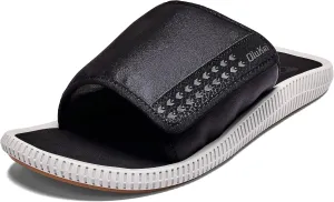 OLUKAI Ulele Olu Men's Slide Sandals, Water Resistant Beach Shoes, Fully Adjustable & Comfort Fit, Wet Grip Rubber Soles
