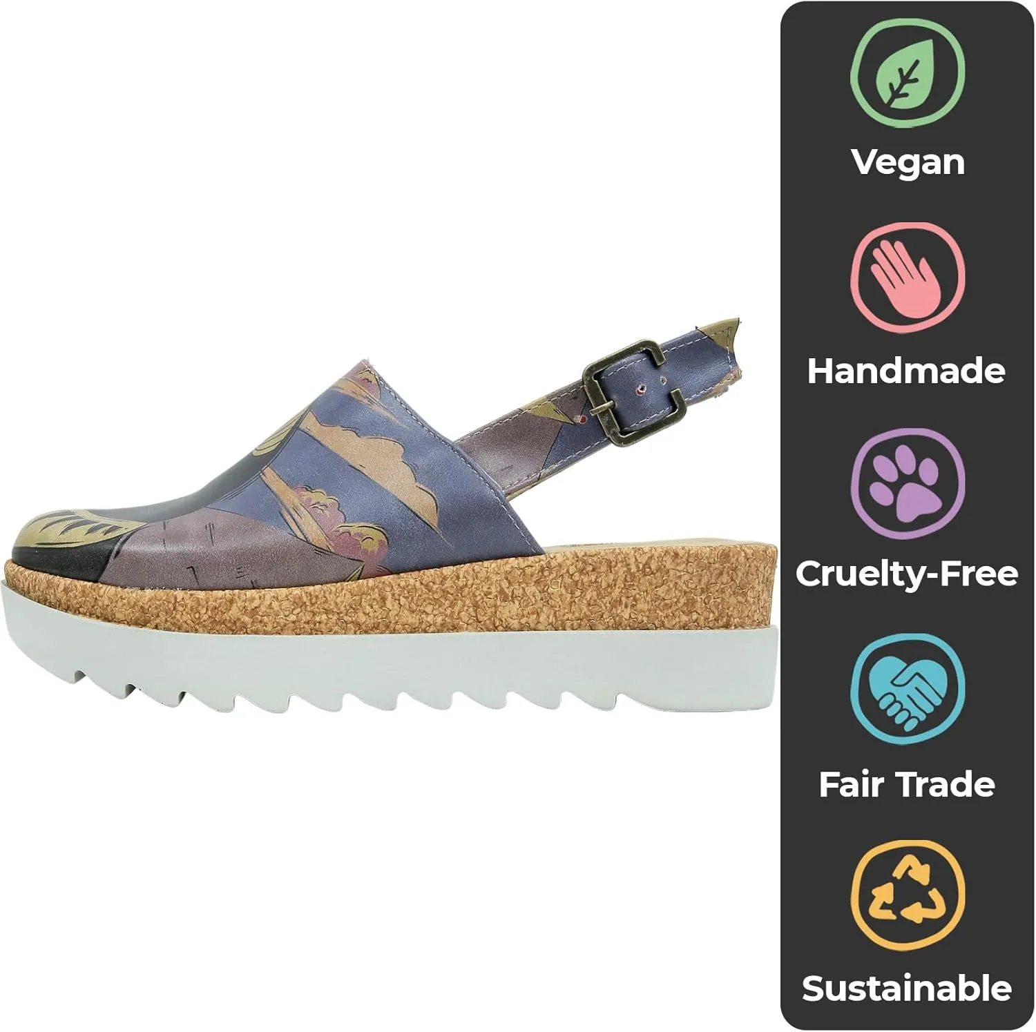Platform Sandals Women - Vegan and Handmade Wedge Sandals for Women