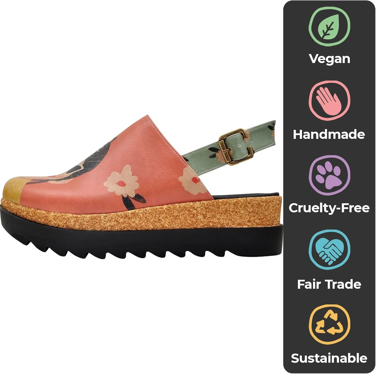 Platform Sandals Women - Vegan and Handmade Wedge Sandals for Women