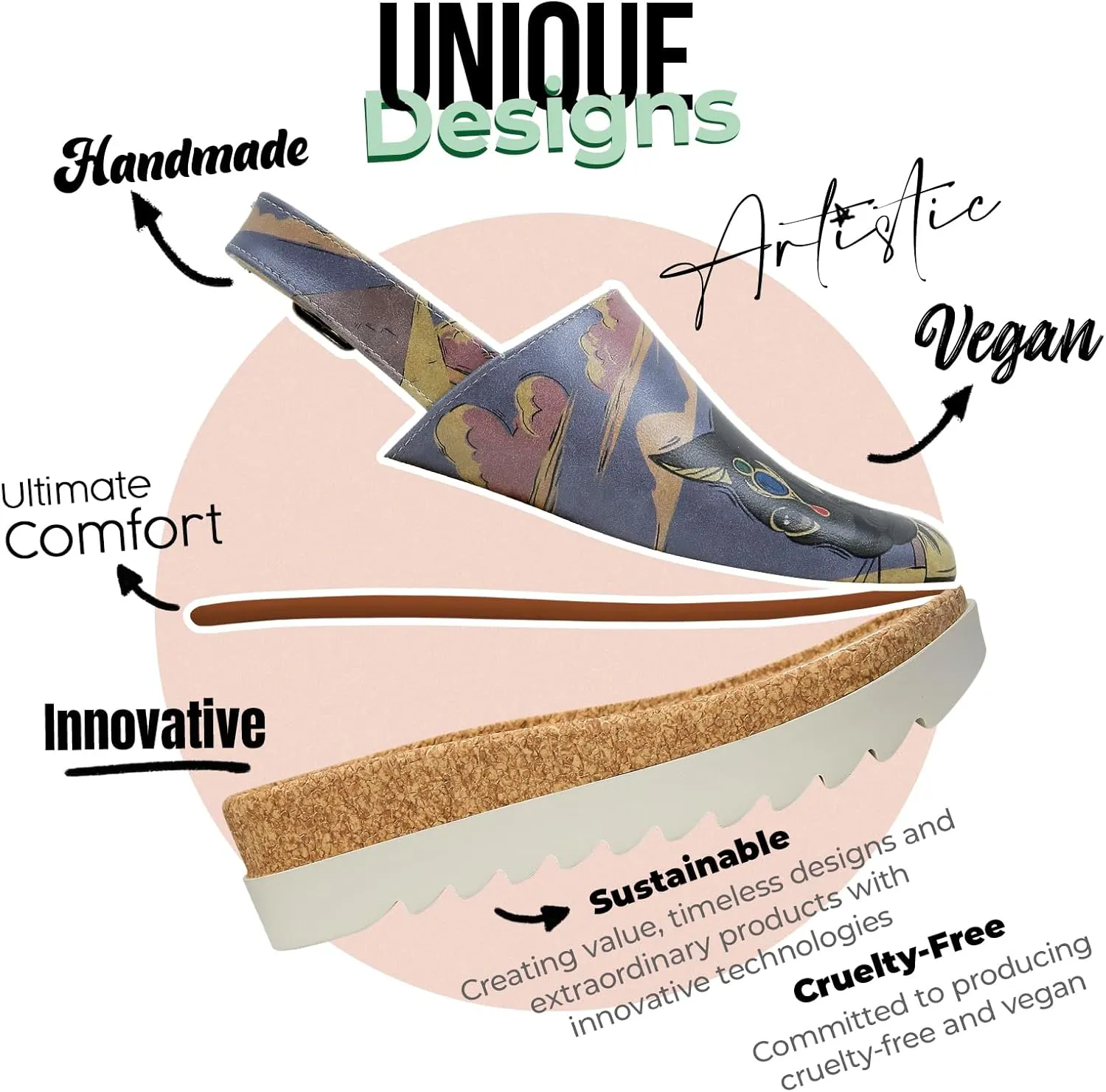 Platform Sandals Women - Vegan and Handmade Wedge Sandals for Women
