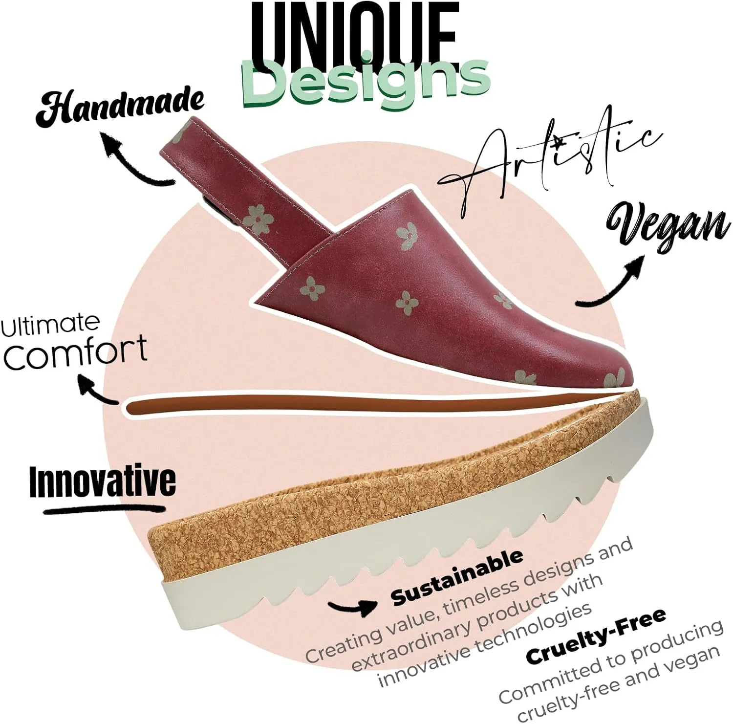 Platform Sandals Women - Vegan and Handmade Wedge Sandals for Women