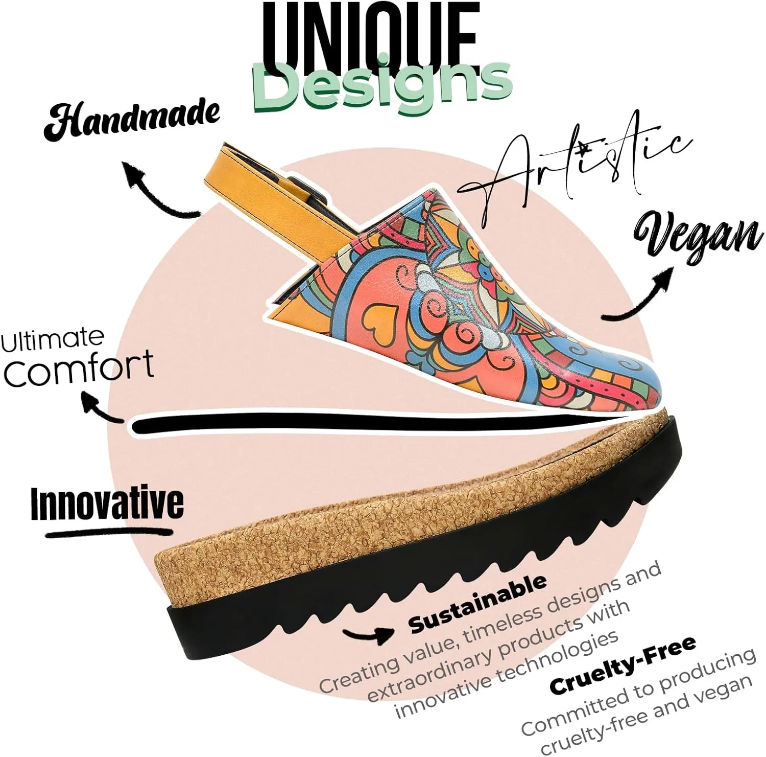 Platform Sandals Women - Vegan and Handmade Wedge Sandals for Women
