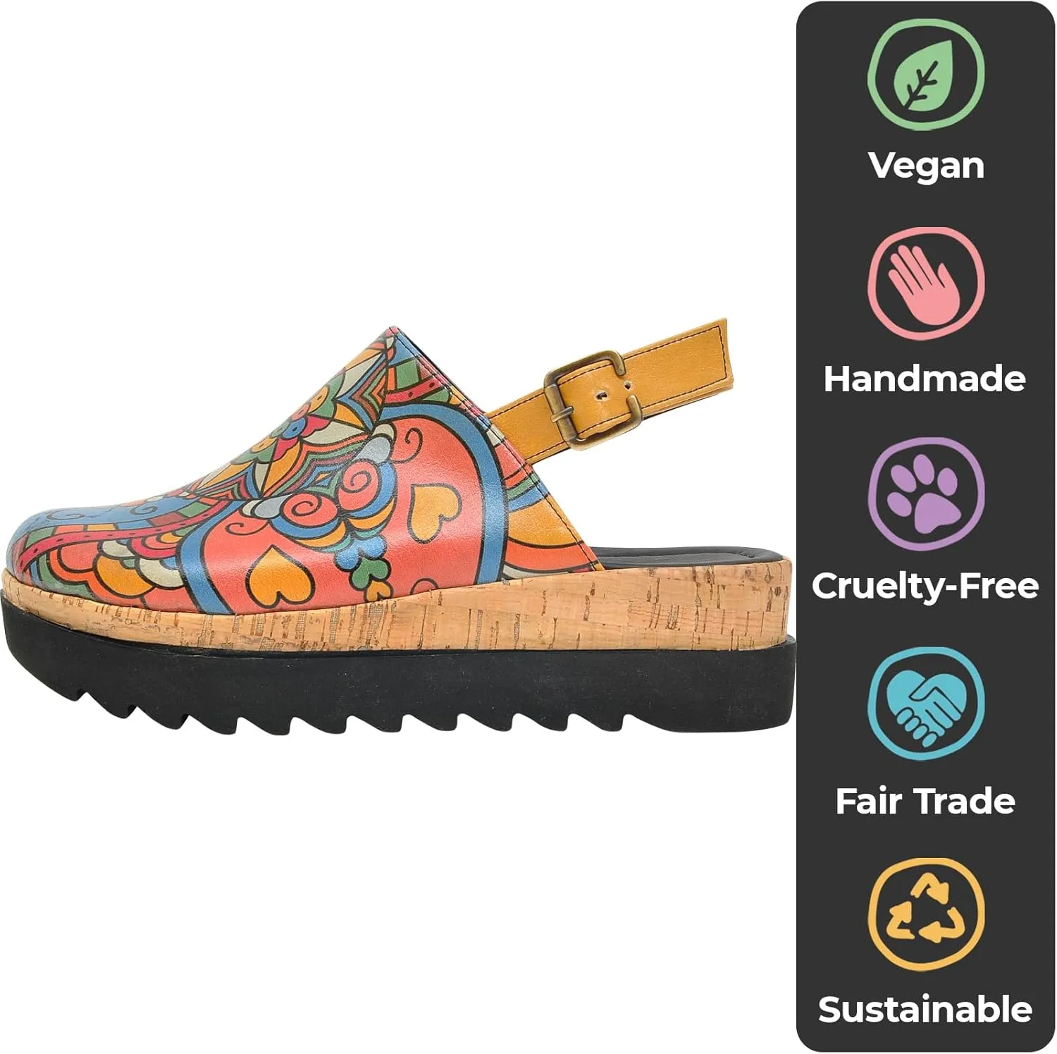 Platform Sandals Women - Vegan and Handmade Wedge Sandals for Women