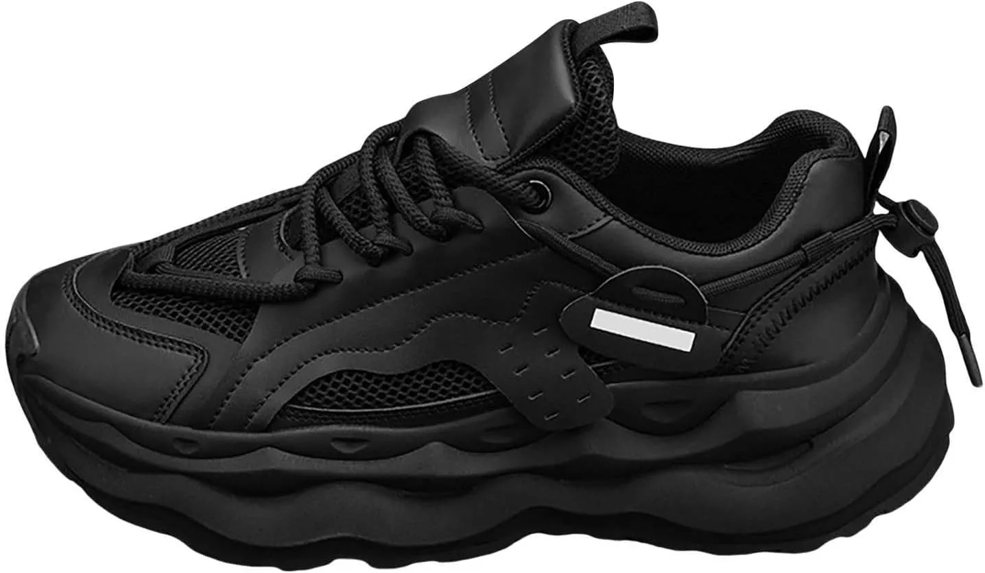 Platform Sneakers for Women Slip On Womens Hiking Shoes Womens White Tennis Shoes Comfortable & Lightweight Loafers for Women 2024 Womens Walking Sneakers Wide Width