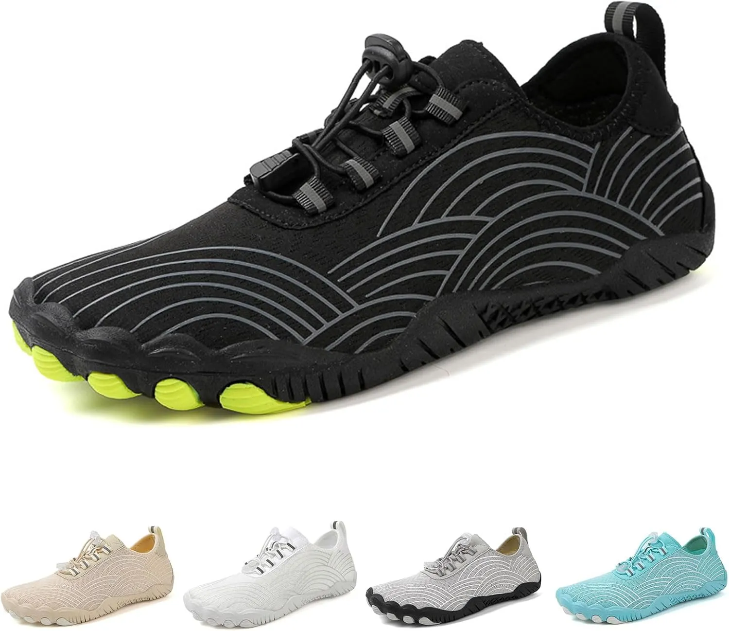 Pro Barefoot Shoes Women Men Barefoot Quick-Dry Outdoor Athletic Shoes Trainers with Arch Support Breathable Wide Swim Walking Anti Slip Sneakers Sports Pool Swim Surf Travel Beach Walking