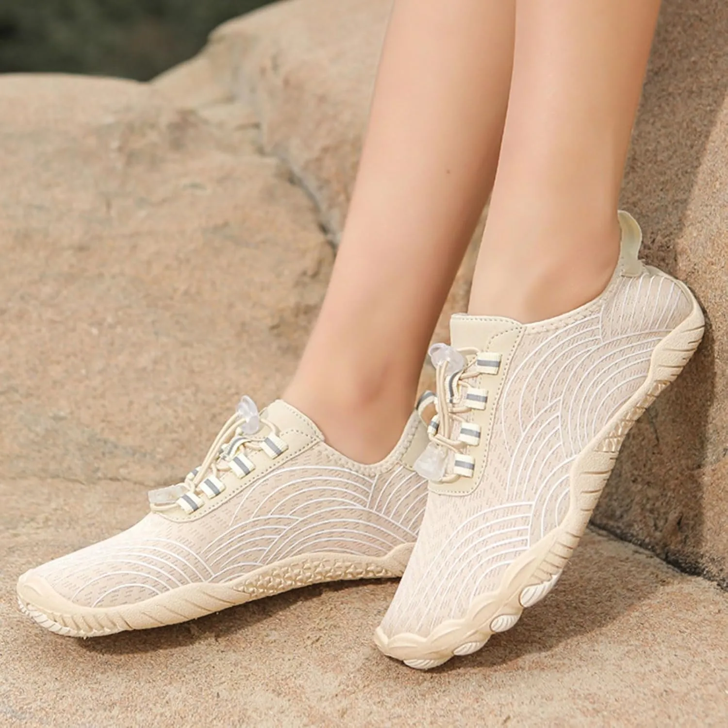 Pro Barefoot Shoes Women Men Barefoot Quick-Dry Outdoor Athletic Shoes Trainers with Arch Support Breathable Wide Swim Walking Anti Slip Sneakers Sports Pool Swim Surf Travel Beach Walking