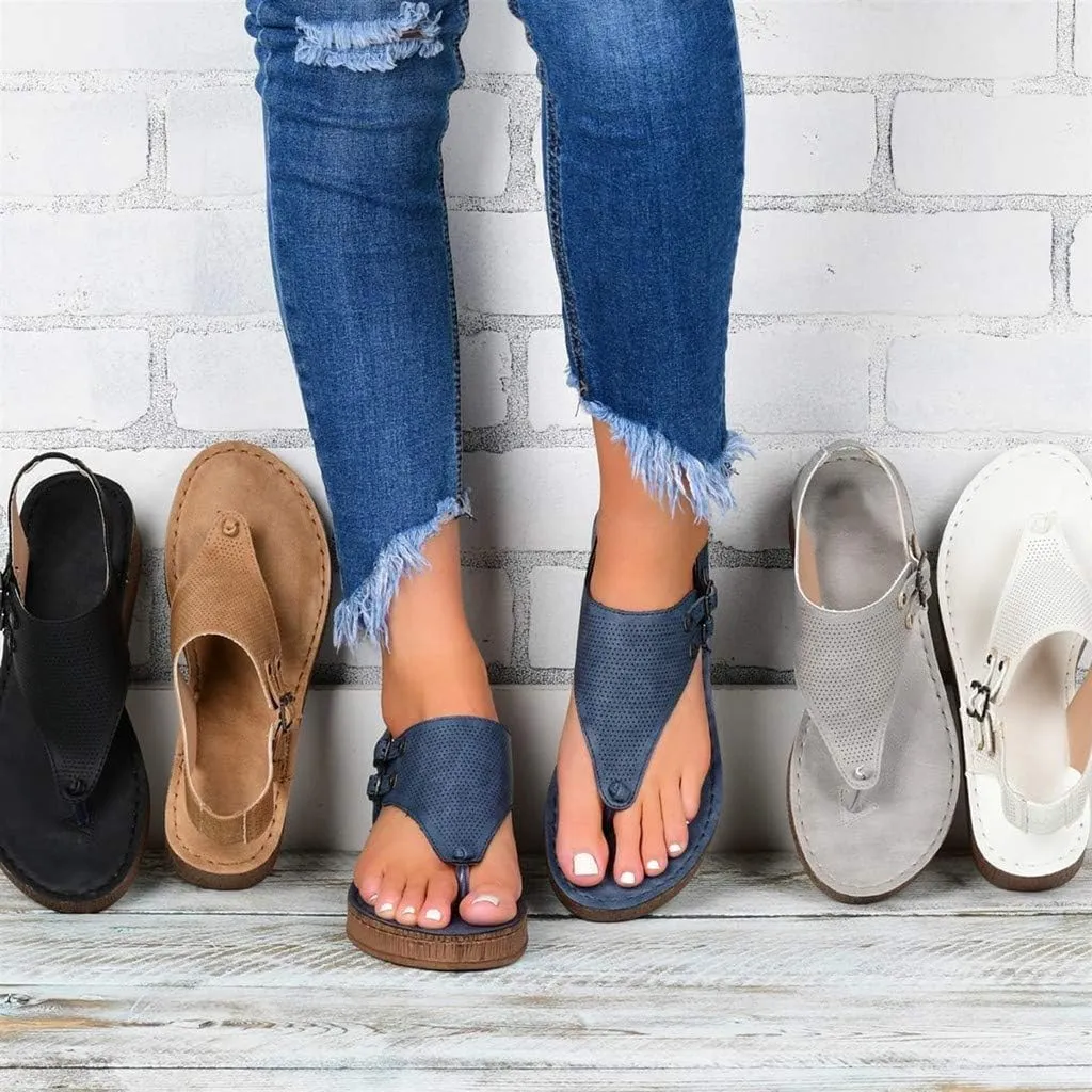 Sandals for Women Flat,Comfy Sandals Ladies Fashion Leopard/Zebra/Snake Pattern Flat Heel Slip On Sandals with Zipper