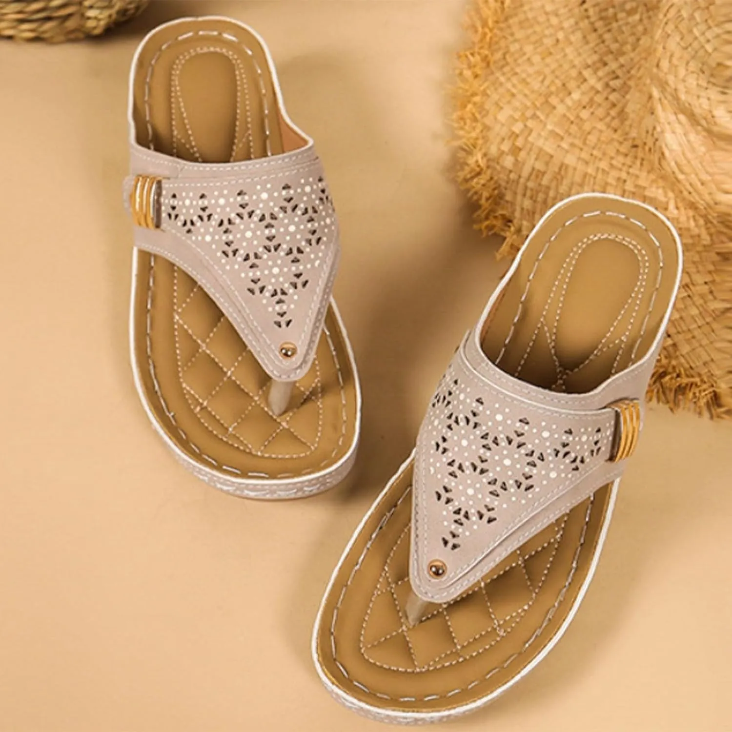 Sandals Women Dressy Summer Wedge Sandals for Womens Comfortable Platform Shoes Lightweight Womens Slippers