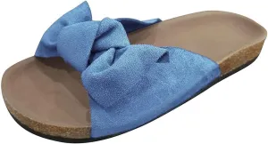 Sandals Women Fashion, Summer Bow Tie Flip Flops Flat Platform Sandals Casual Breathable Open Toe Sandals